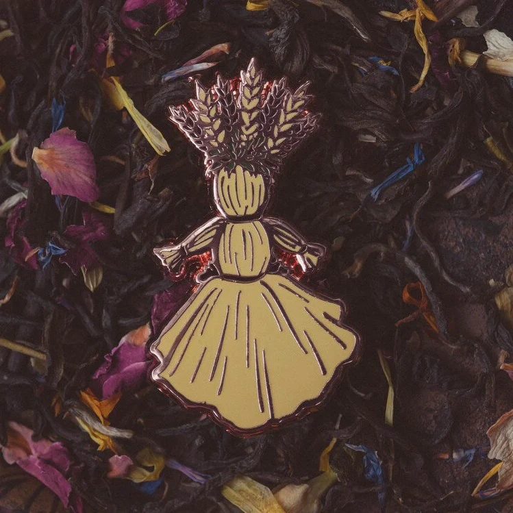 Corn Doll Enamel Pin - Image 2