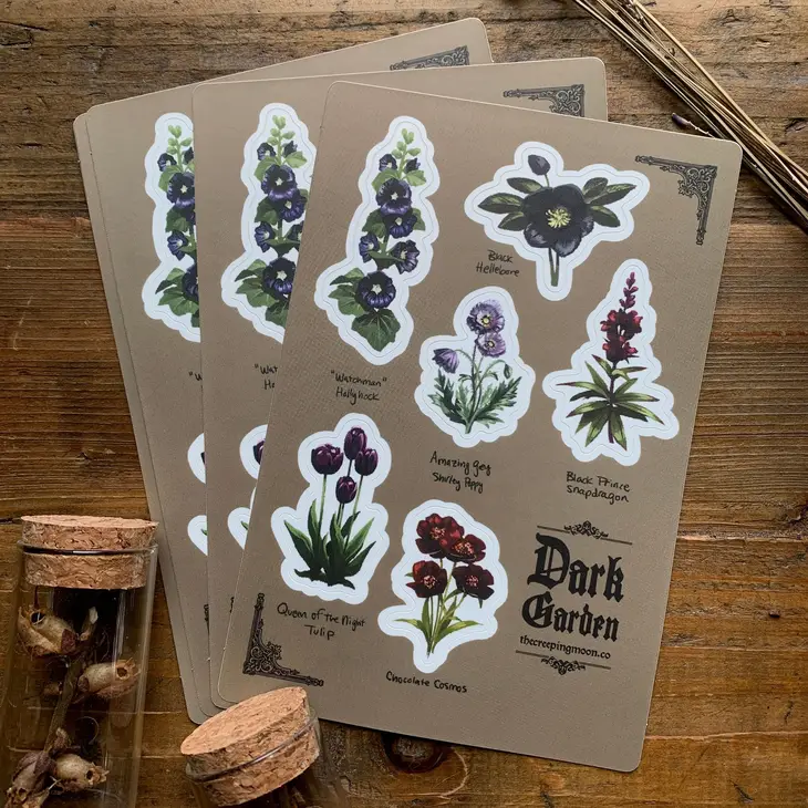 Dark Garden Sticker Sheet