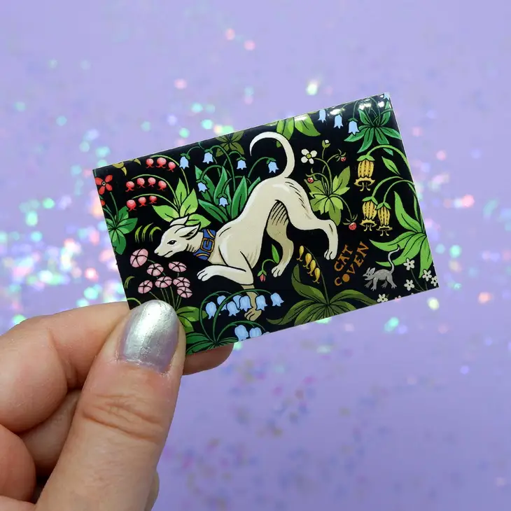 Dog Tapestry Vinyl Sticker
