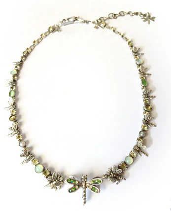 Dragonflies in "The Garden of Eden" Necklace - Image 3