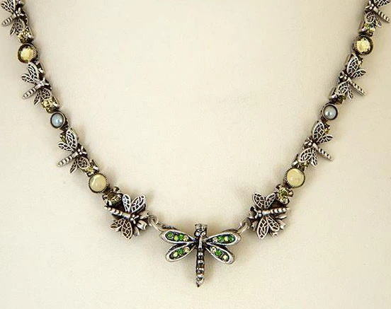 Dragonflies in "The Garden of Eden" Necklace - Image 4