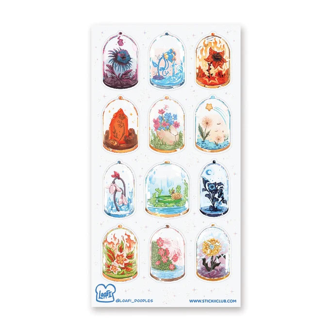 Enchanted Flowers Sticker Sheet - Image 2