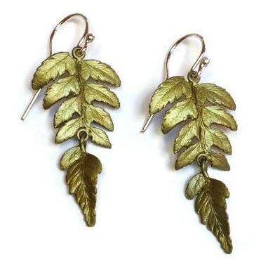 Fern Wire Earrings - Image 3
