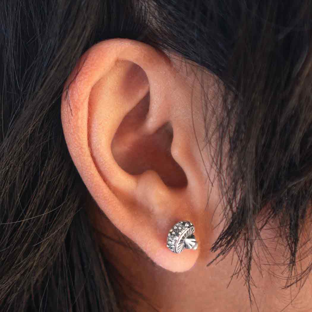 Fly Agaric Post Earrings - Image 2