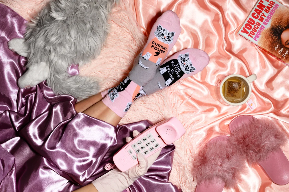 Future Is Feline Crew Socks - Image 3