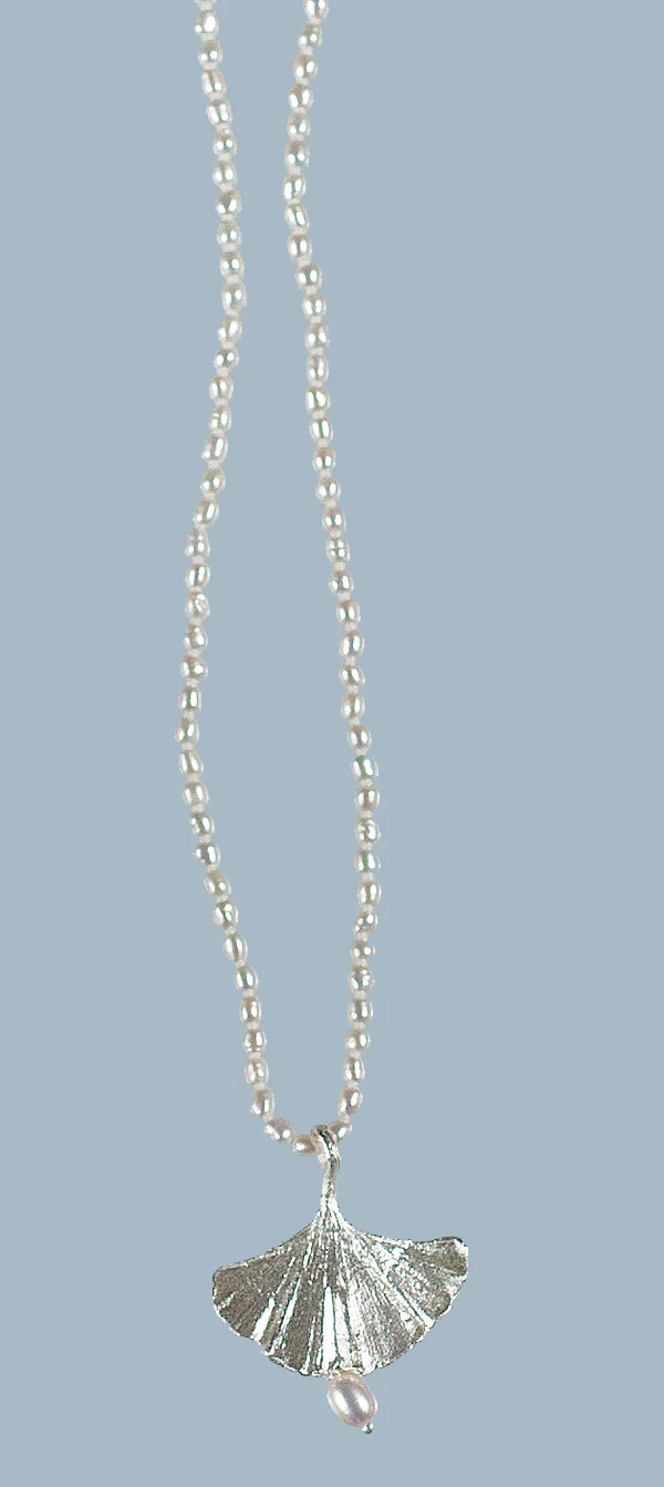 Ginkgo Drop Necklace - Image 3