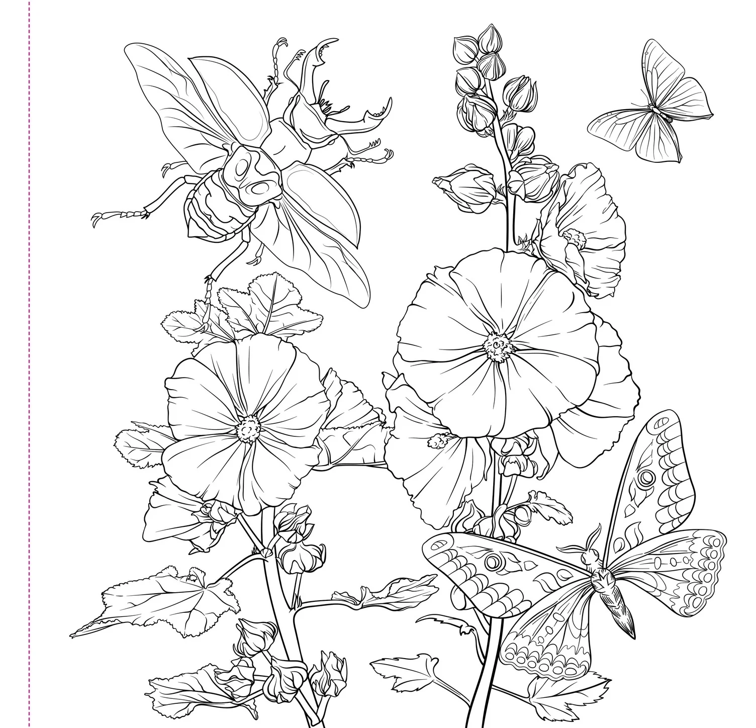Goth Garden Adult Coloring Book - Image 2