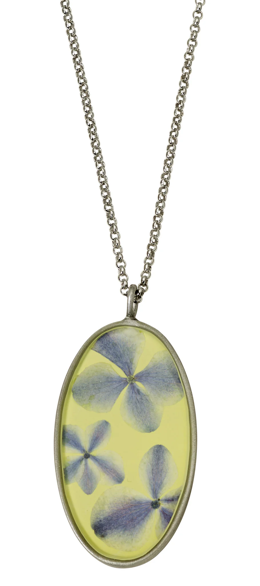 Hydrangea Oval Pendant - Image 3