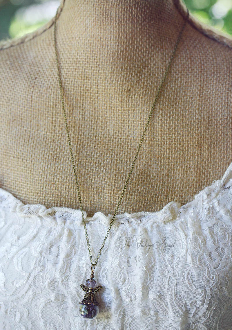 Lavender Faerie Necklace by The Vintage Angel - Image 5