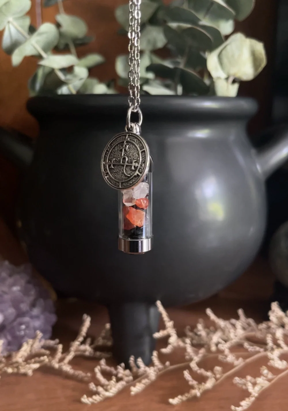 Lilith Spell Jar Amulet Necklace - Image 3