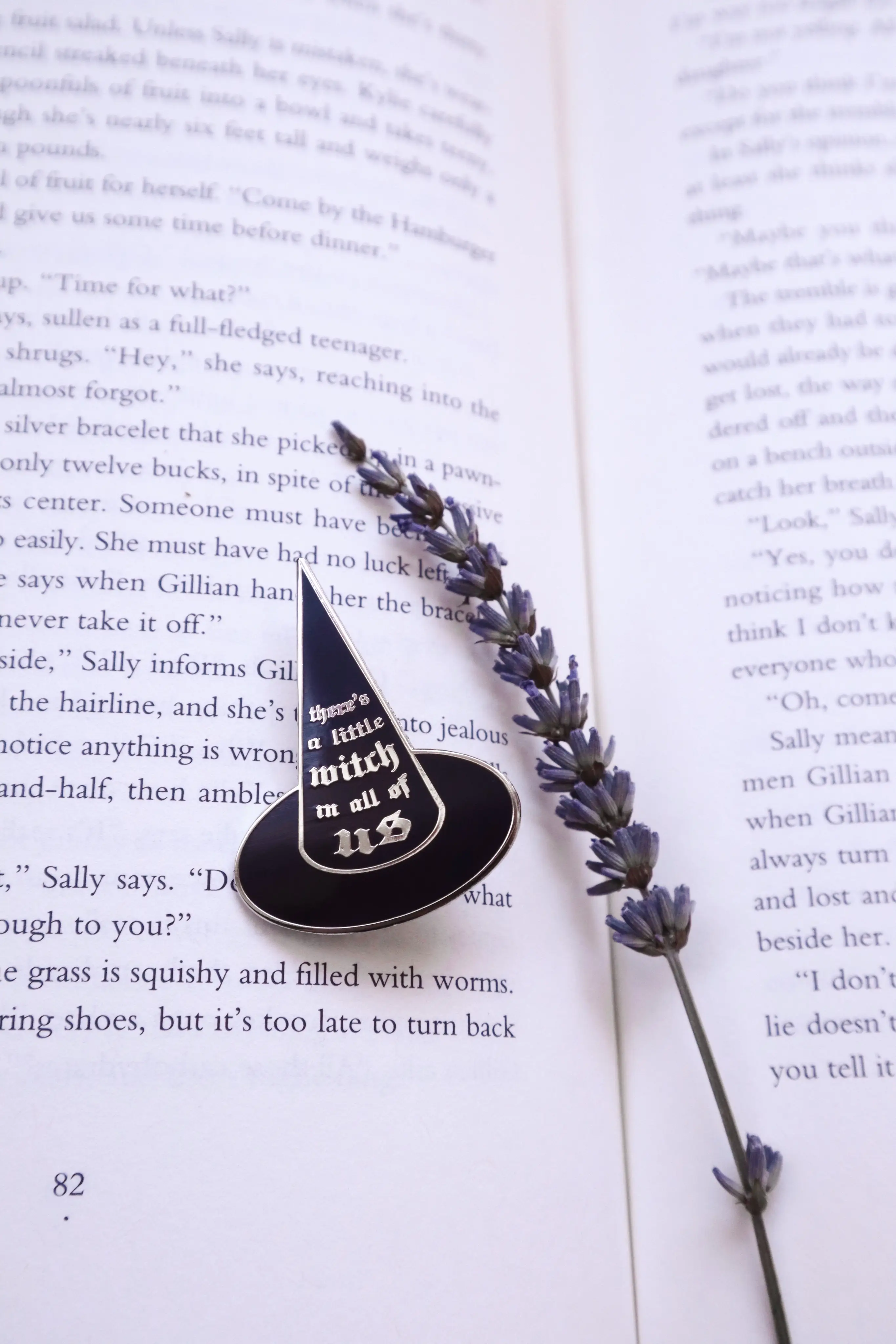 Little Witch Hat Enamel Pin - Image 2