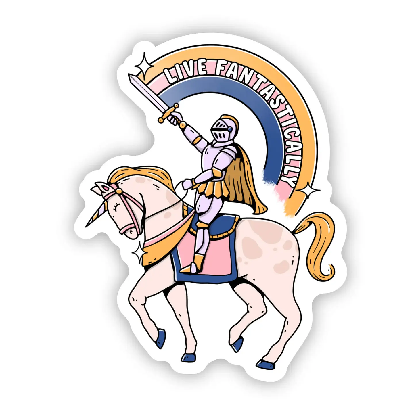 Live Fantastically Sticker