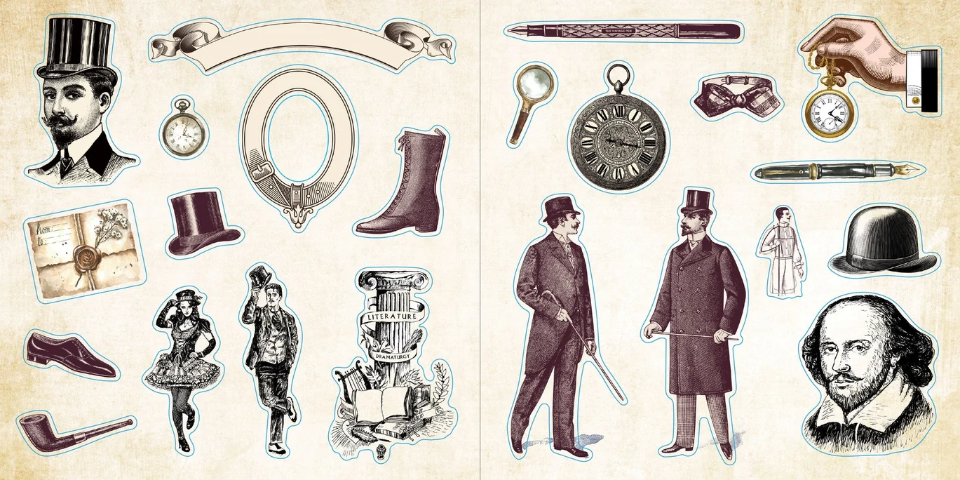 Loads of Ephemera Sticker Book - Image 16