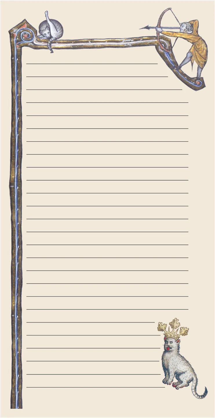 Medieval Cats Notepad - Image 2