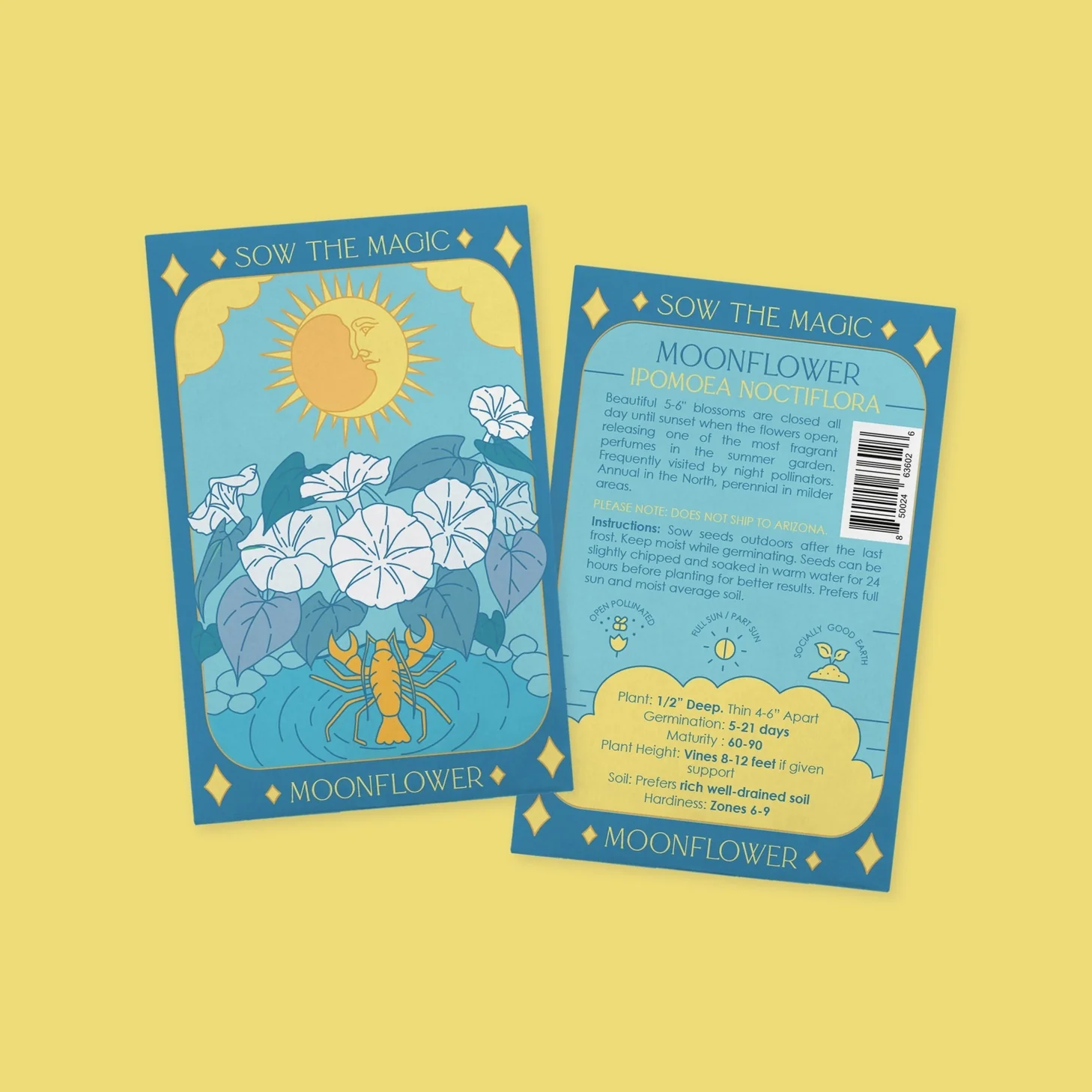 Moonflower Tarot Seed Packet - Image 3