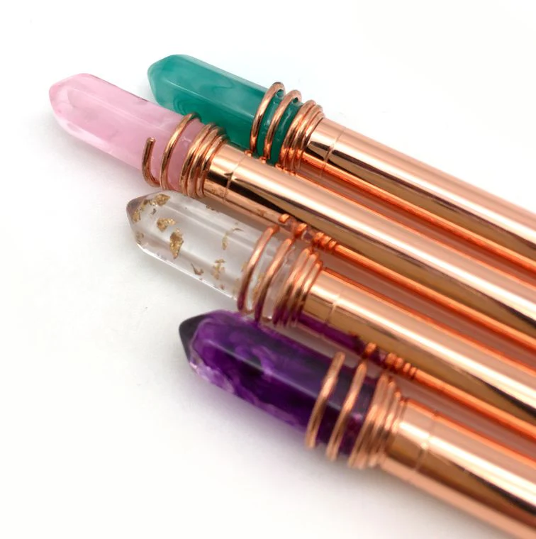 One Gold Quartz Mystic Crystal Pen - Image 3