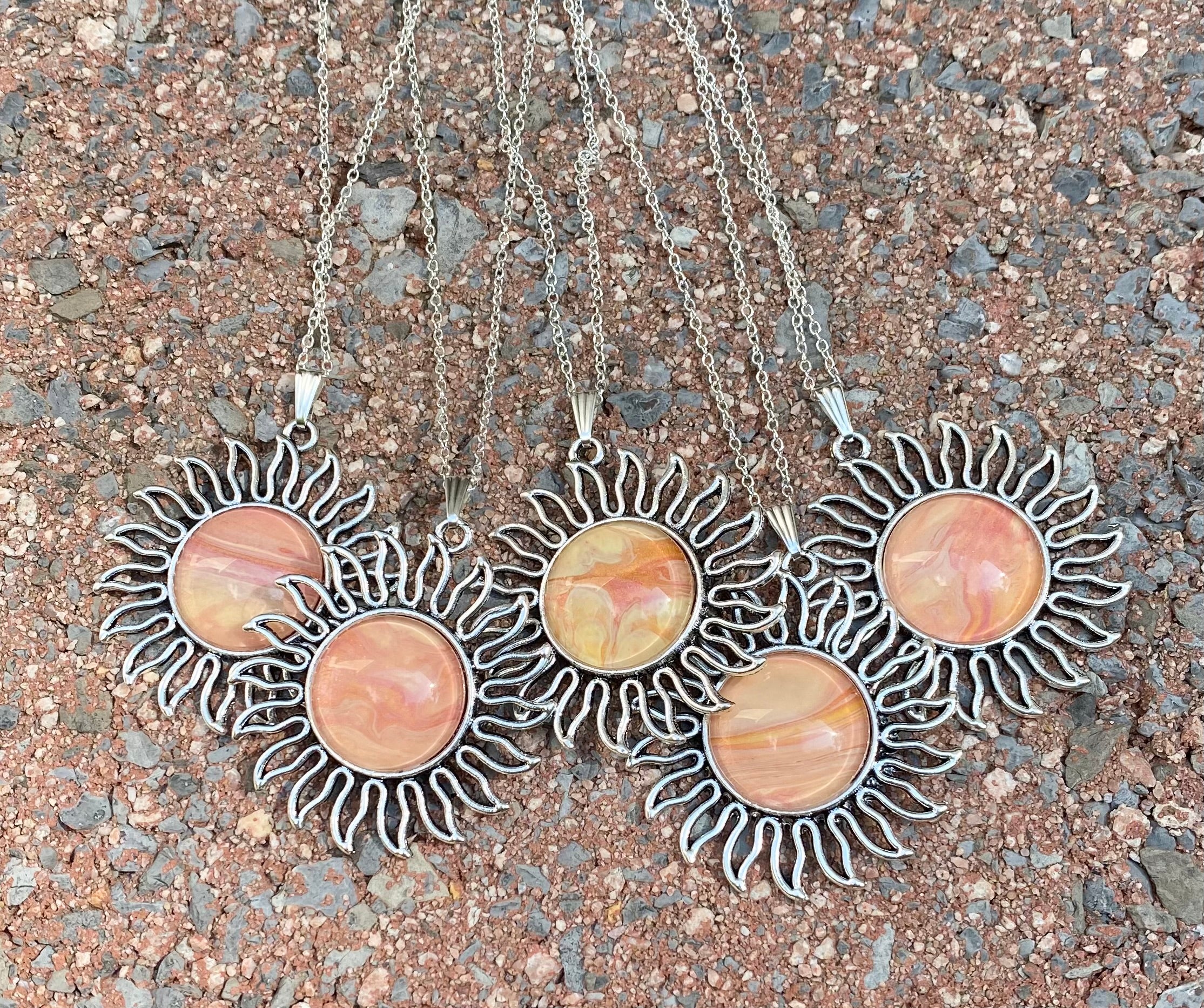 One of a Kind Sun Necklace - Image 4
