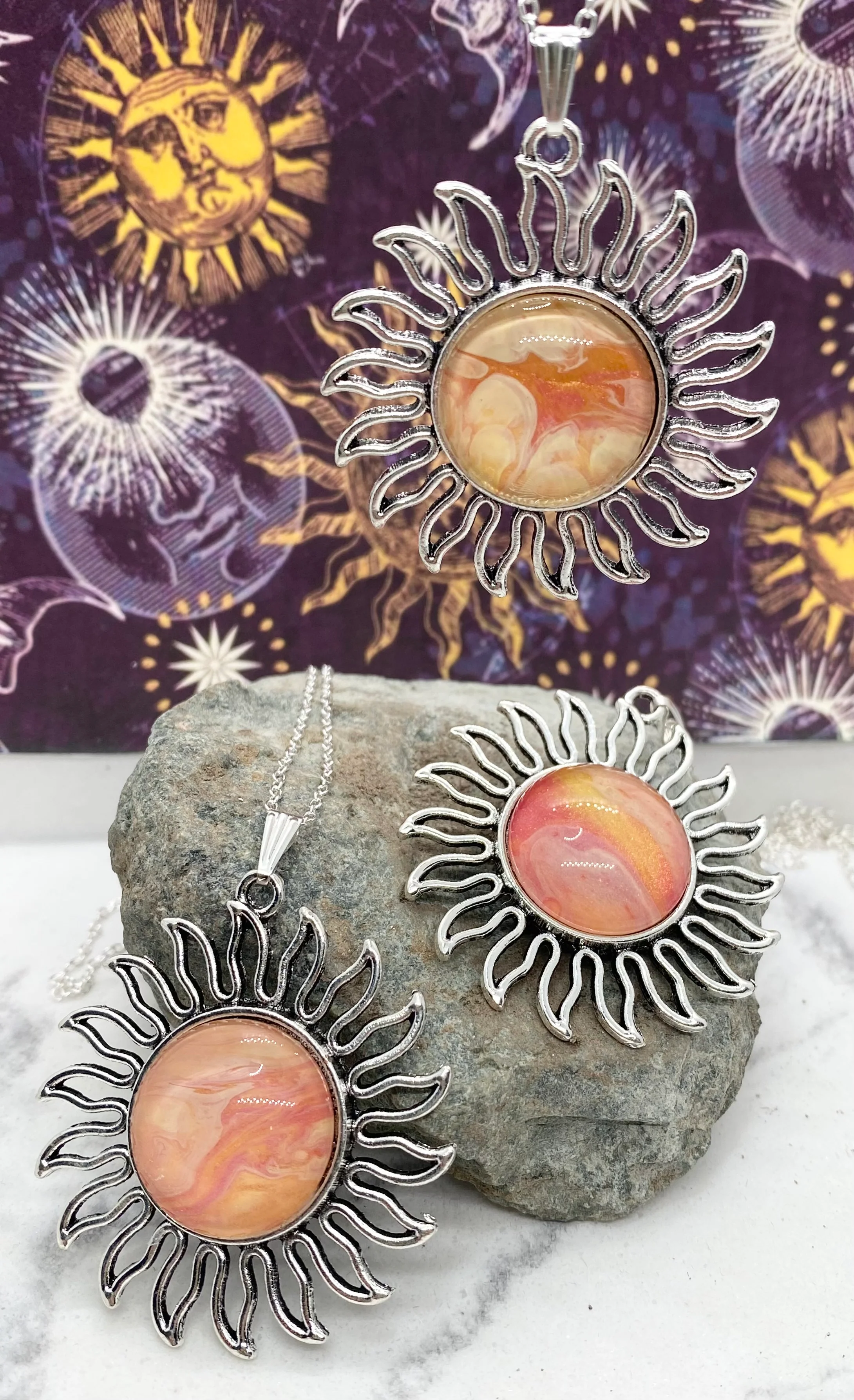 One of a Kind Sun Necklace - Image 7
