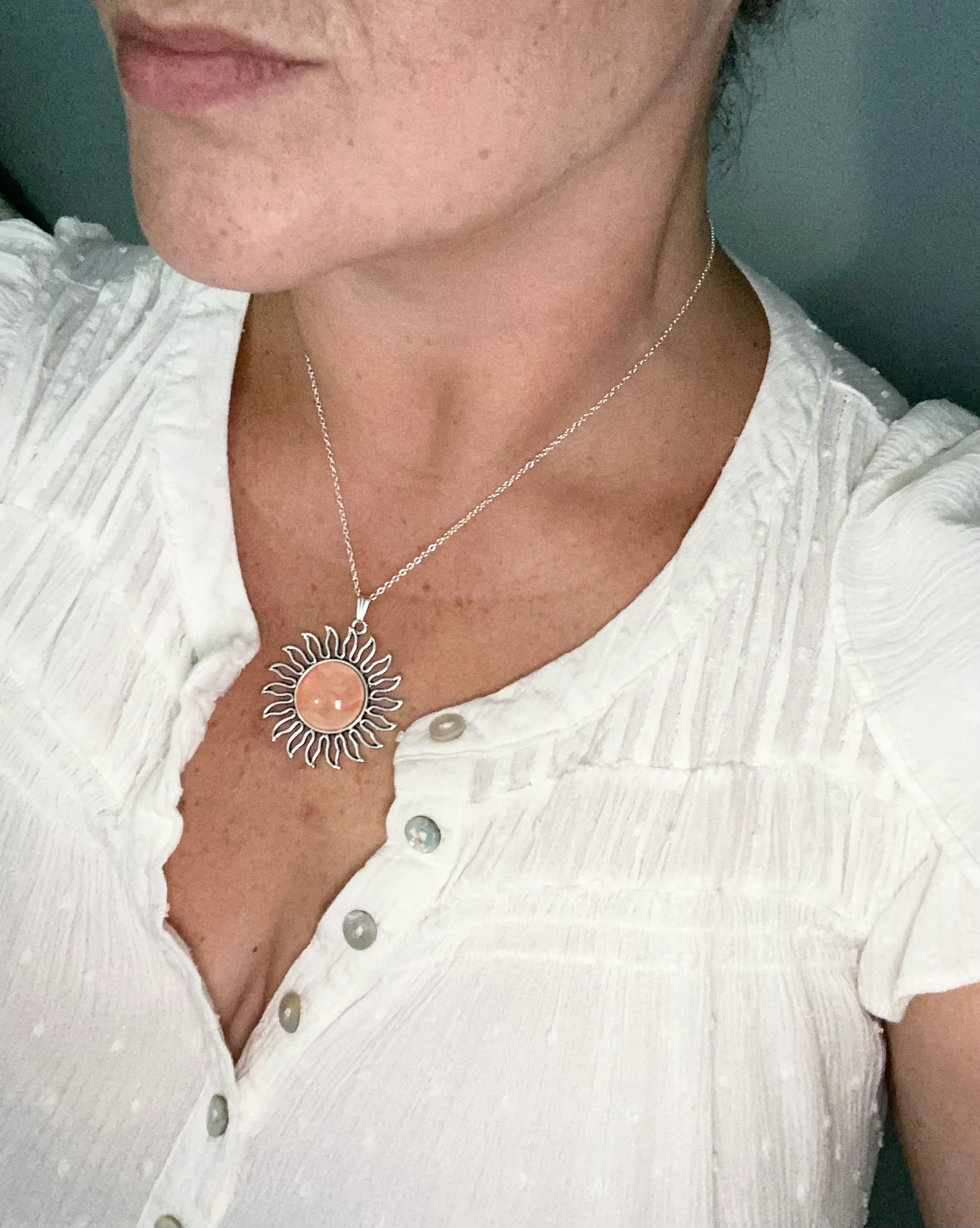 One of a Kind Sun Necklace - Image 9