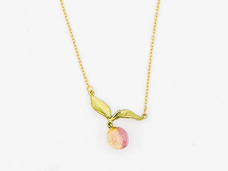 Peach Tree 16" Dainty Necklace - Image 2