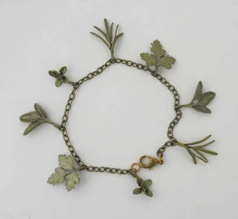 Petite Herb Charm Bracelet - Image 4
