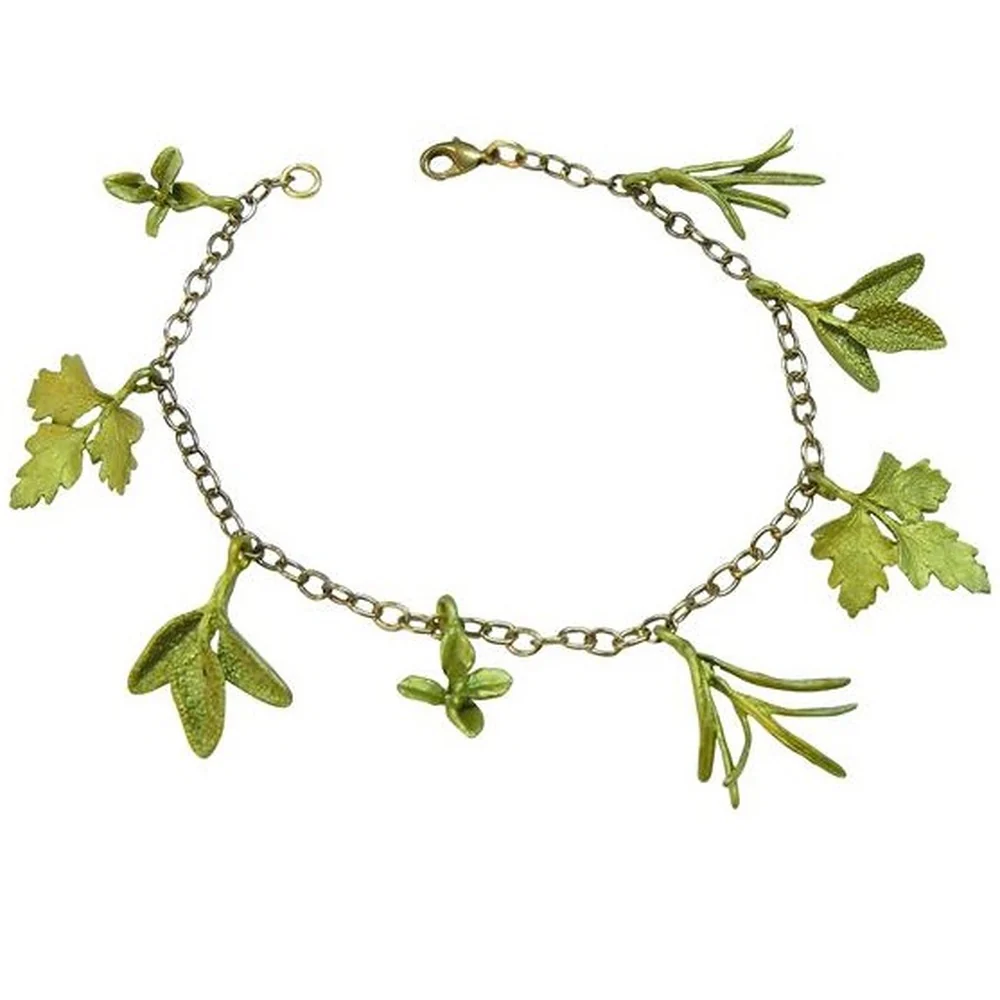 Petite Herb Charm Bracelet - Image 5