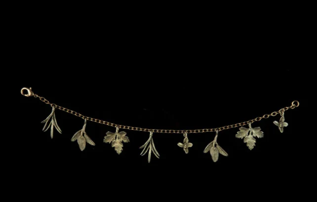 Petite Herb Charm Bracelet - Image 6