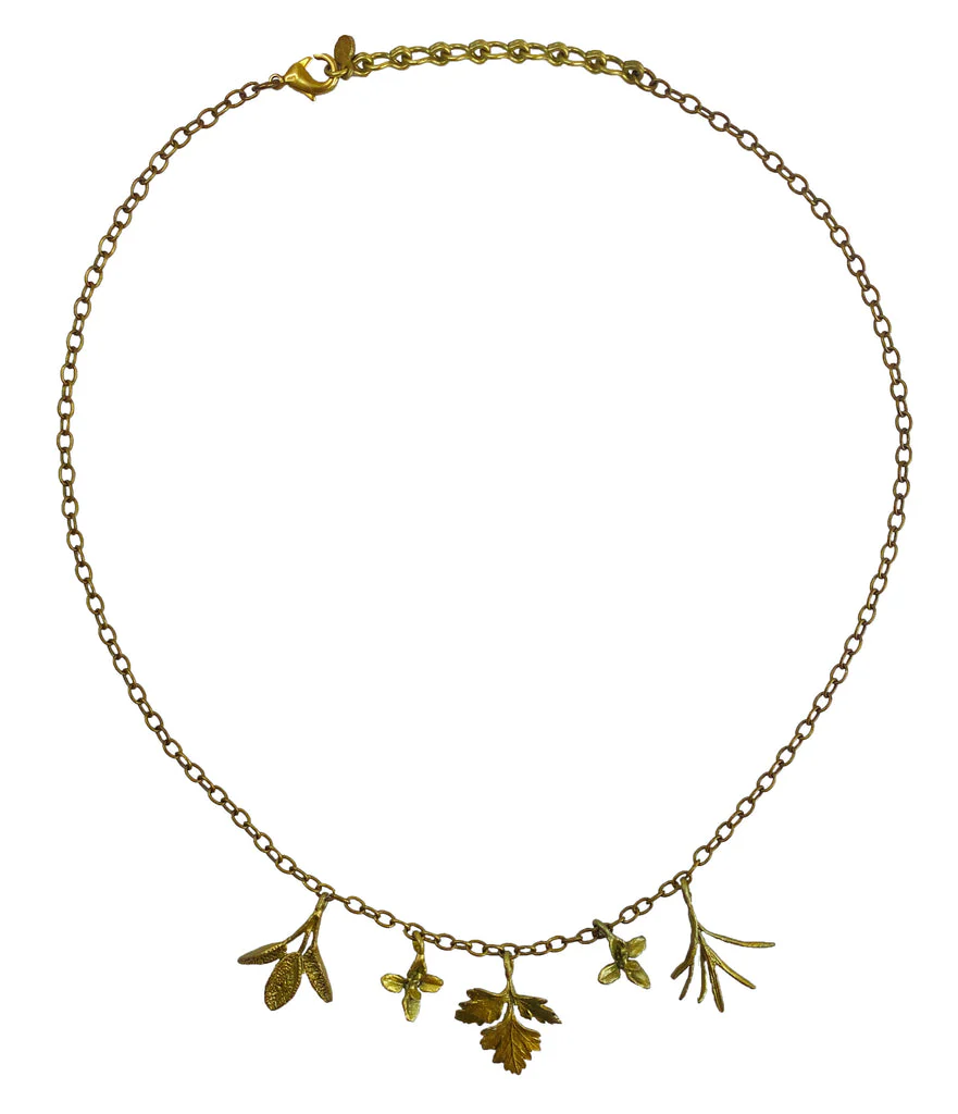 Petite Herb Charm Necklace - Image 3
