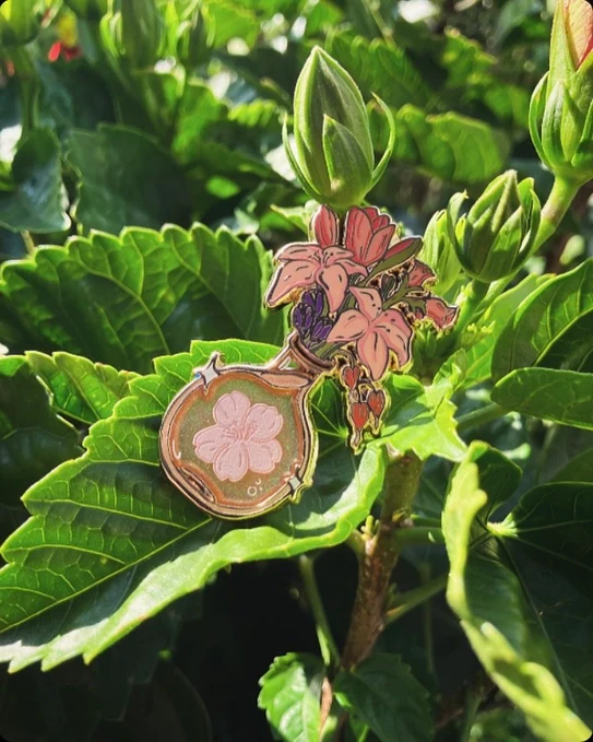 Potion of Spring enamel pin - Image 3