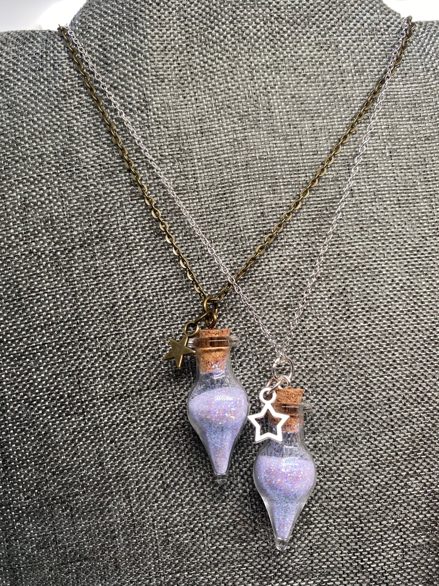 Purple Faerie Dust with Brass Chain - Image 16