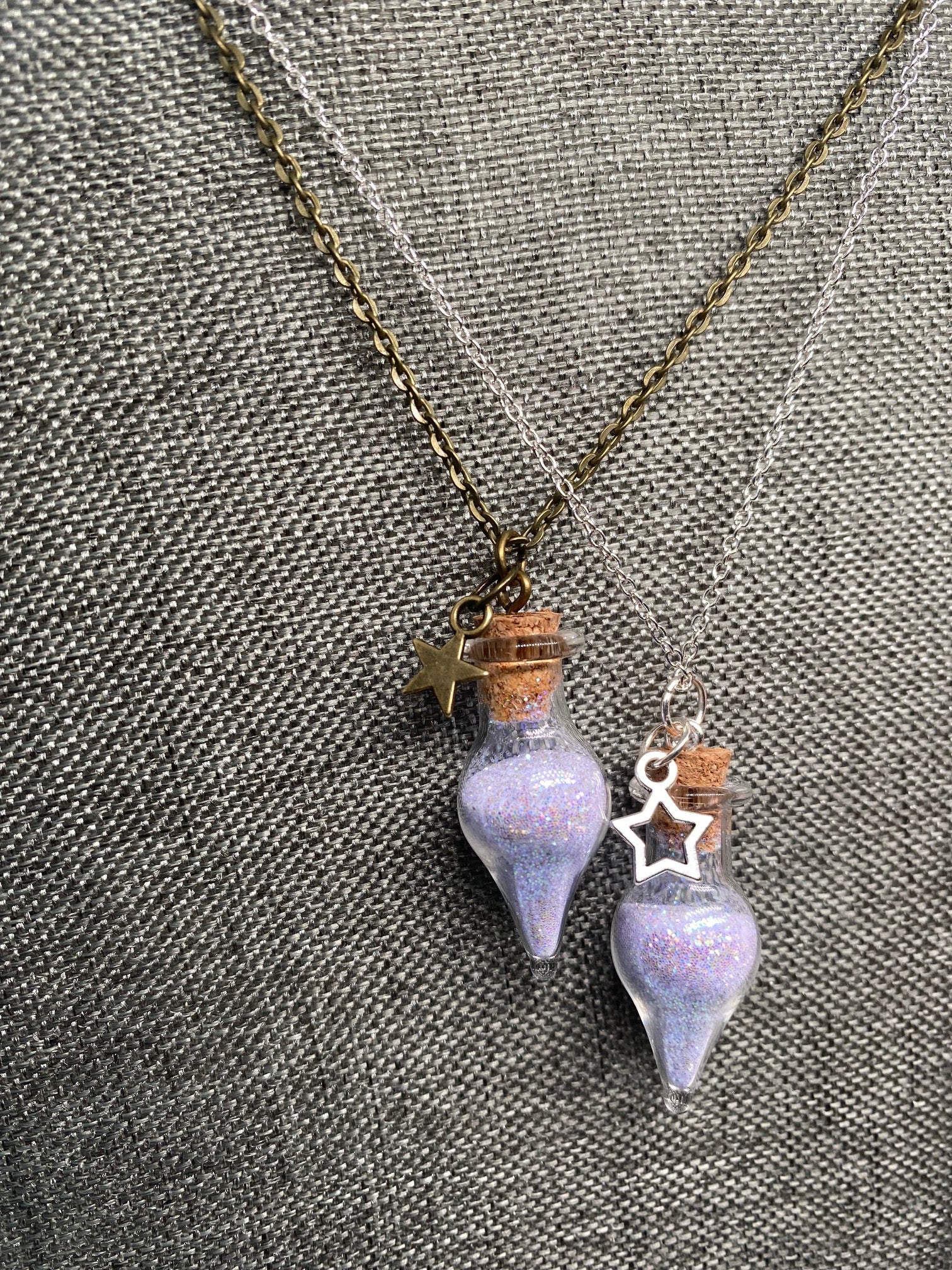 Purple Faerie Dust with Brass Chain - Image 17