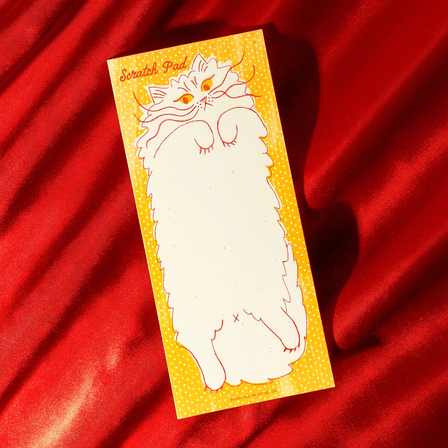 Scratch Pad Cat Risograph Notepad - Image 6