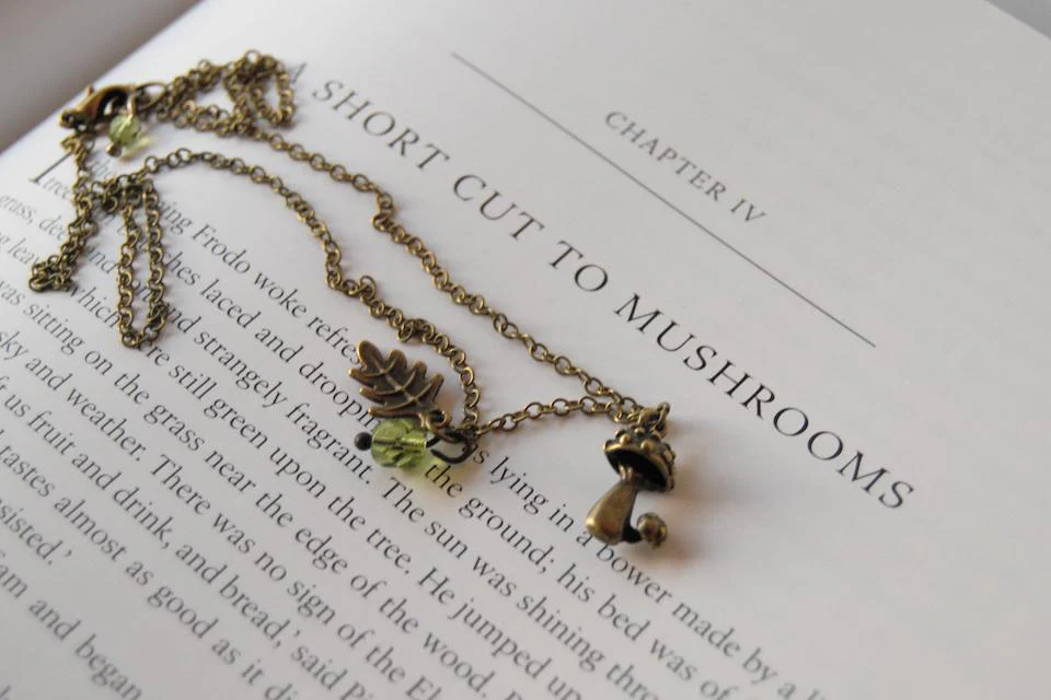 Mushroom Brass Necklace - Image 6