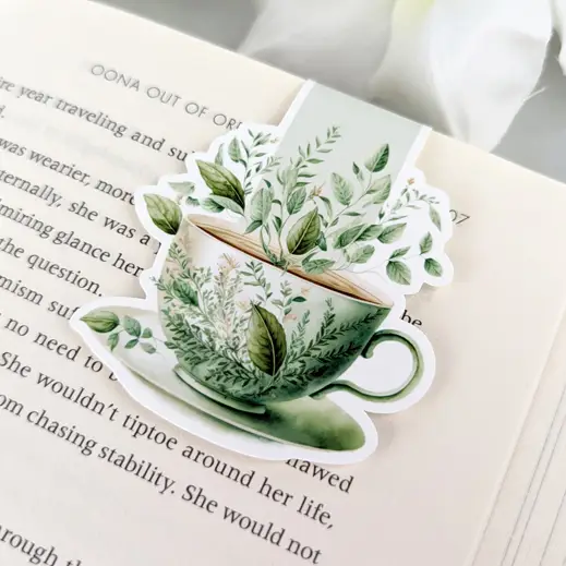 Teacup Magnetic Bookmark