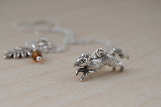Teeny Tiny Fox Necklace - Image 4