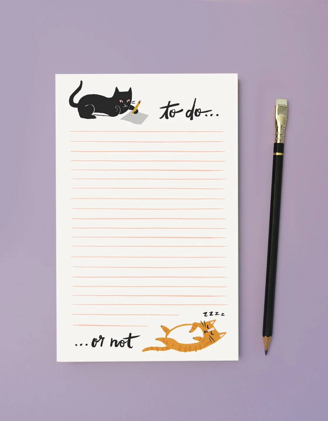 To Do or Not Kitty Notepad - Image 2