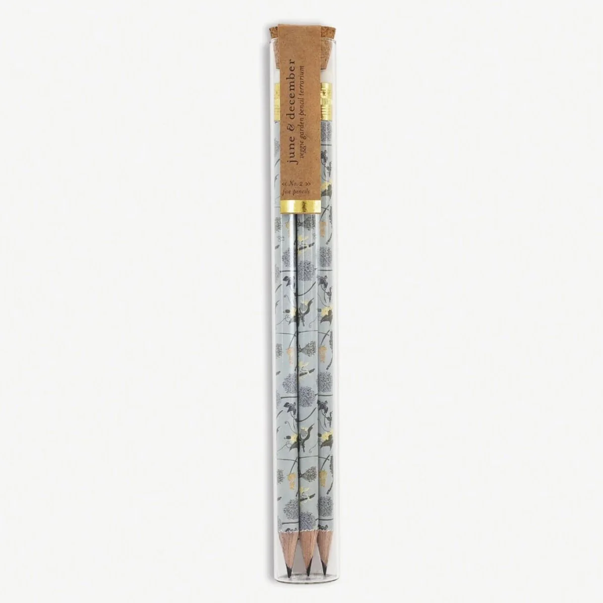 Veggie Garden Pencil Terrarium, Set of 5 Pencils