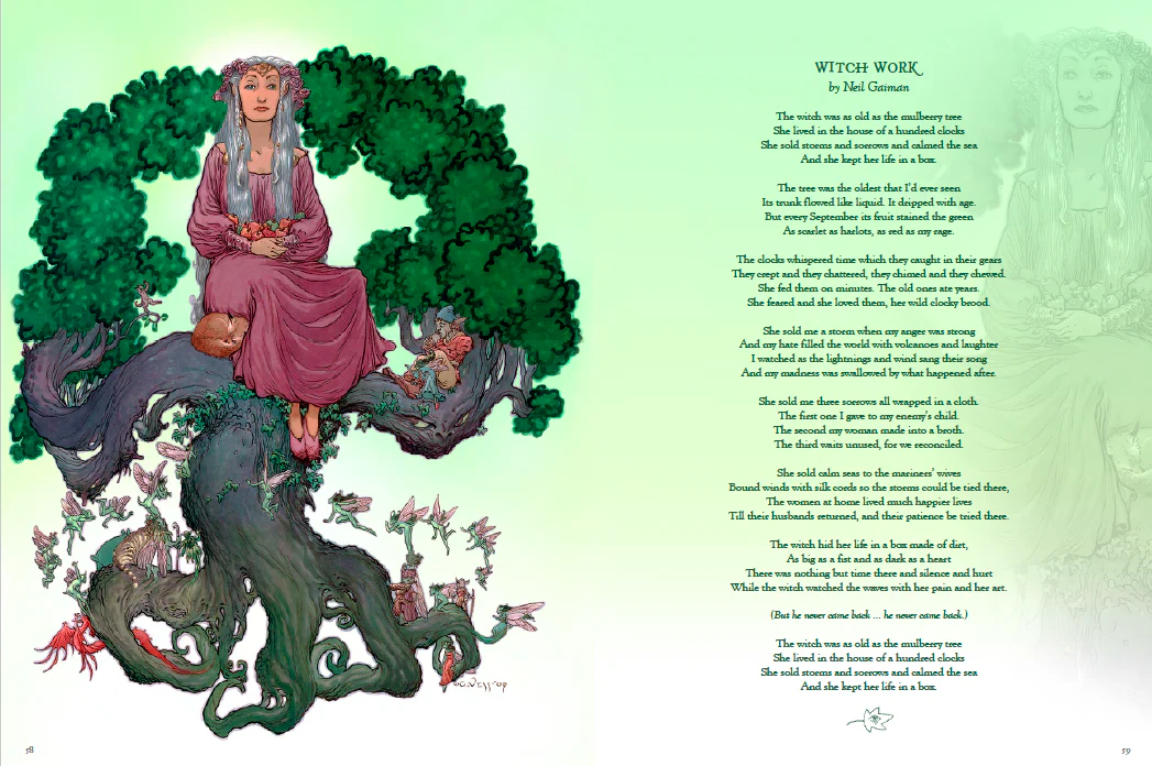 WALKING THROUGH THE LANDSCAPE OF FAERIE by Charles Vess - Image 3