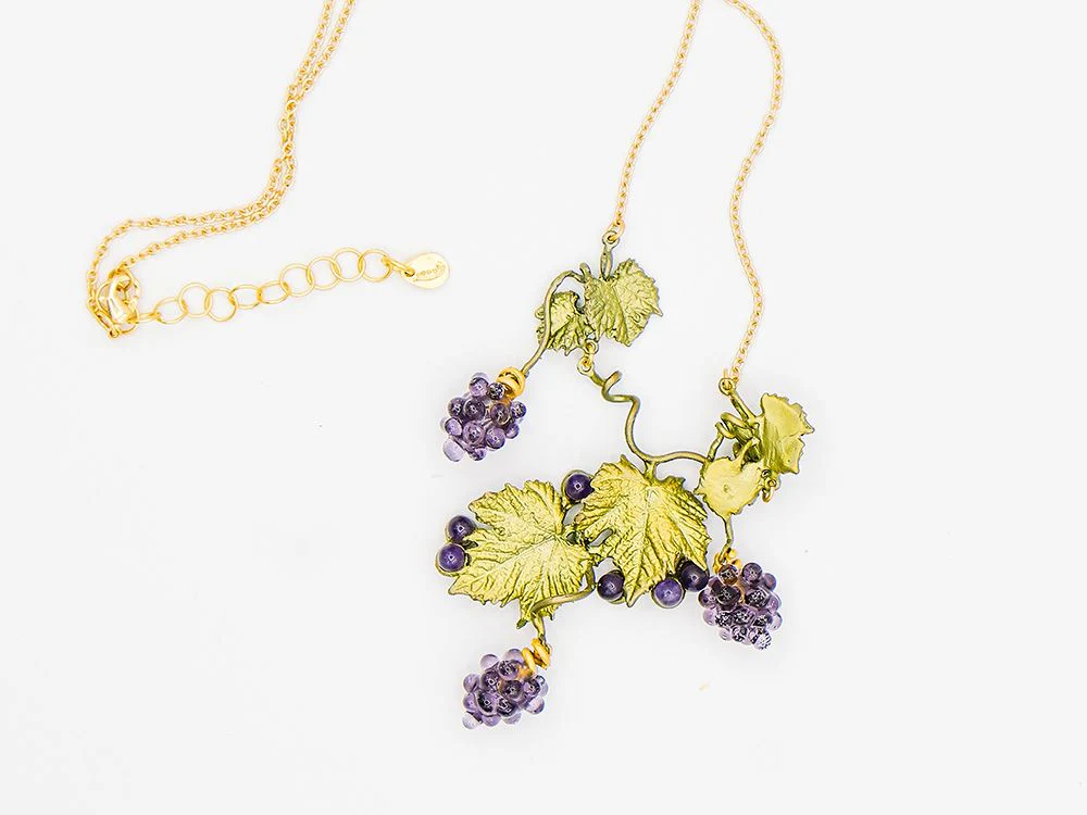 Wild Grape Vine 16” Adj. Statement Necklace - Image 4