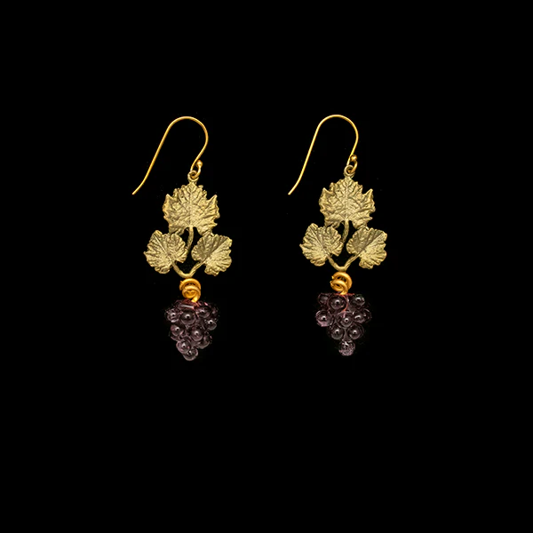 Wild Grape Vine Wire Earrings - Image 2